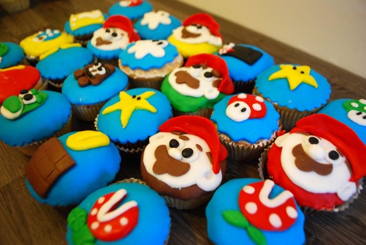 Cupcakes Mario total